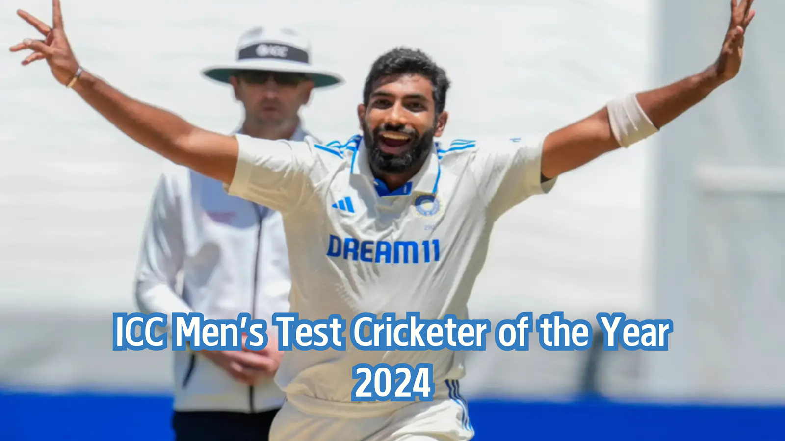 ICC honors Jasprit Bumrah as ICC Men’s Test Cricketer of the Year